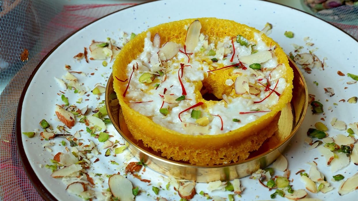 Hariyali Teej 2023 Ghewar recipe in hindi how to make ghewar at home