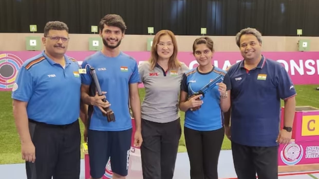 Shooting World Championships: Mixed air pistol team won gold in World Championships, India in second place