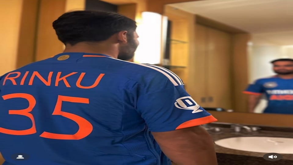Rinku Singh will be seen in 35 number jersey