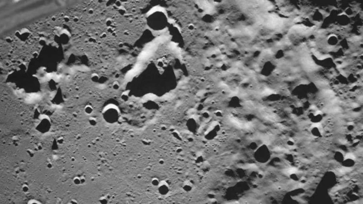 russia luna 25 the first rare picture of the moon showing this astonishing view chandrayaan 3