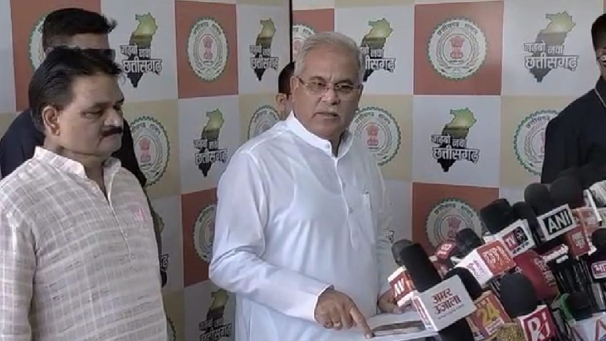 CM Bhupesh baghel taunt on BJP, Said- Raman- Abhishek card is clear on getting ticket to nephew