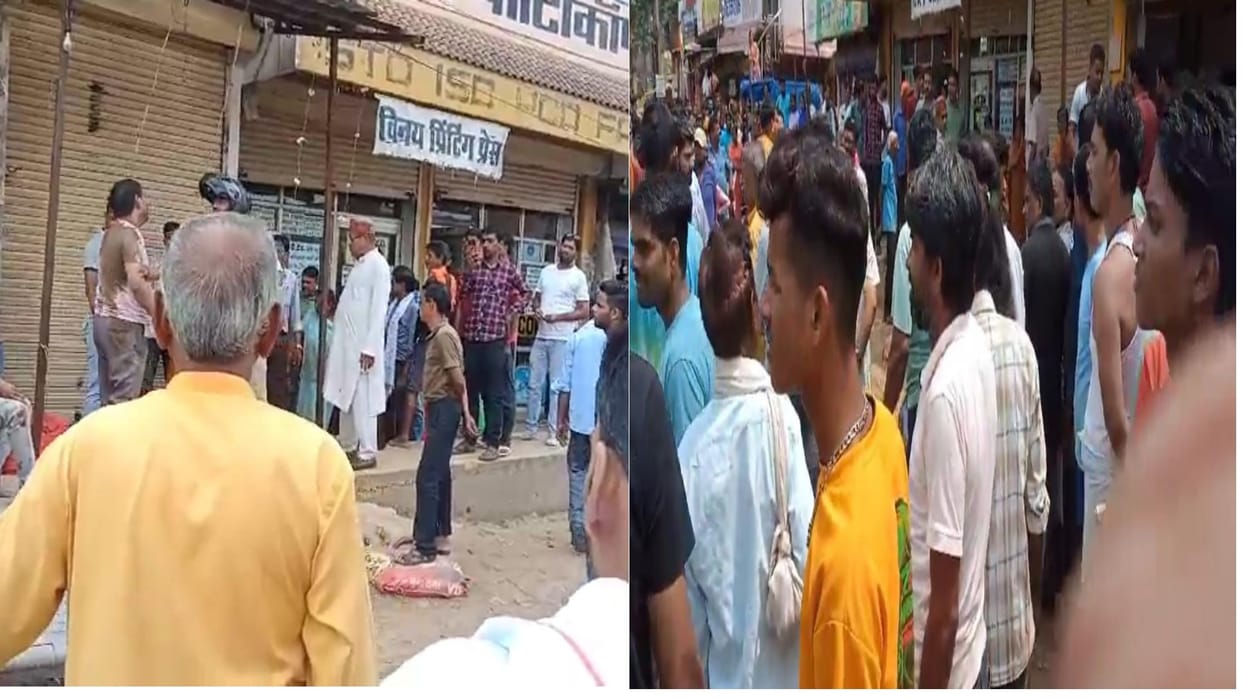 Shahdol Two parties clashed over the ownership rights of the shop six people were injured due to lathi blows
