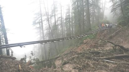 13 crore rupee spent for repair of damaged kalka shimla railway track