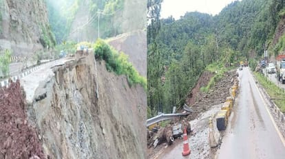 Parwanoo-Solan Fourlane: Dozens of places where the road has sunk