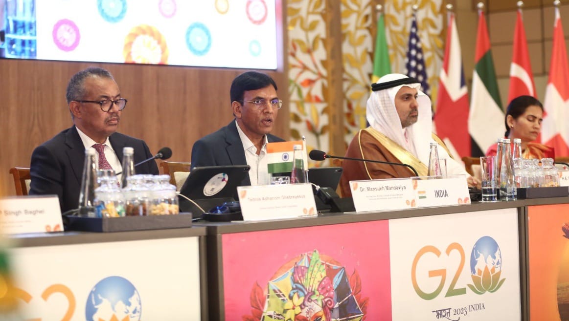 Outcome document unanimously adopted at the G20 Health Ministers Meeting in gujarat