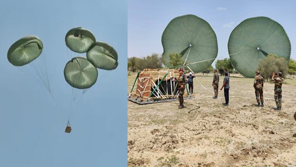 The Indian Air Force recently carried out successful trials of the Heavy Drop System