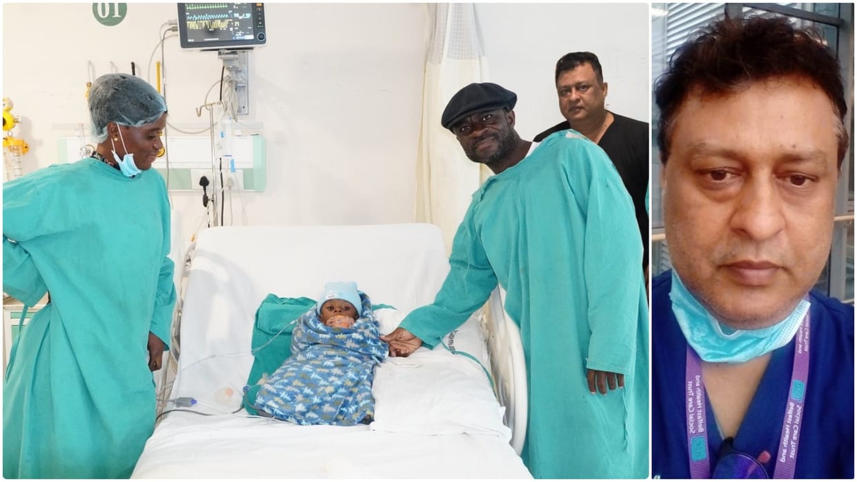 Africa Ghana Ajiro heart treatment in lucknow tender palm hospital