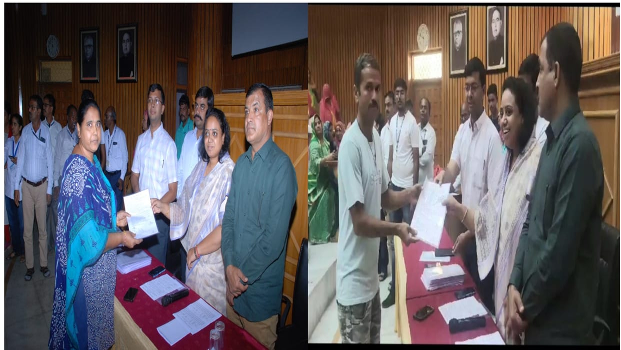 Jodhpur After five years the faces of the cleaning workers blossomed after getting the appointment letters