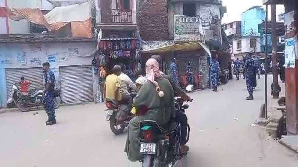 tight security due to communal tension in Bareilly Shishgarh