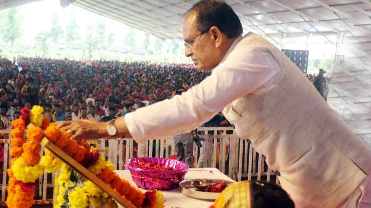 CM Shivraj Singh Chouhan inaugurated construction works in Sehore