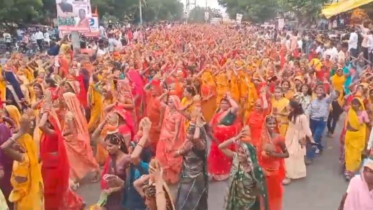 Women take out Kalash Yatra in Rajgarh name will be included in Guinness Book of World Records