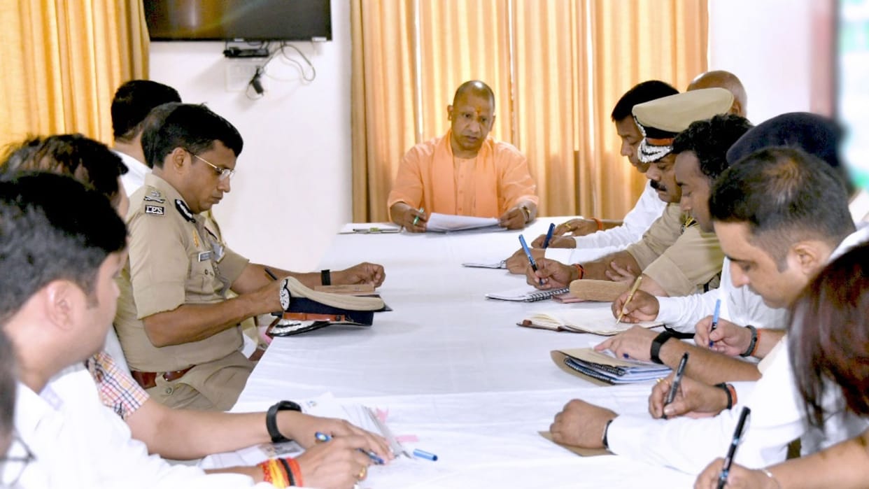 Chief Minister Yogi Adityanath on Ayodhya visit today.