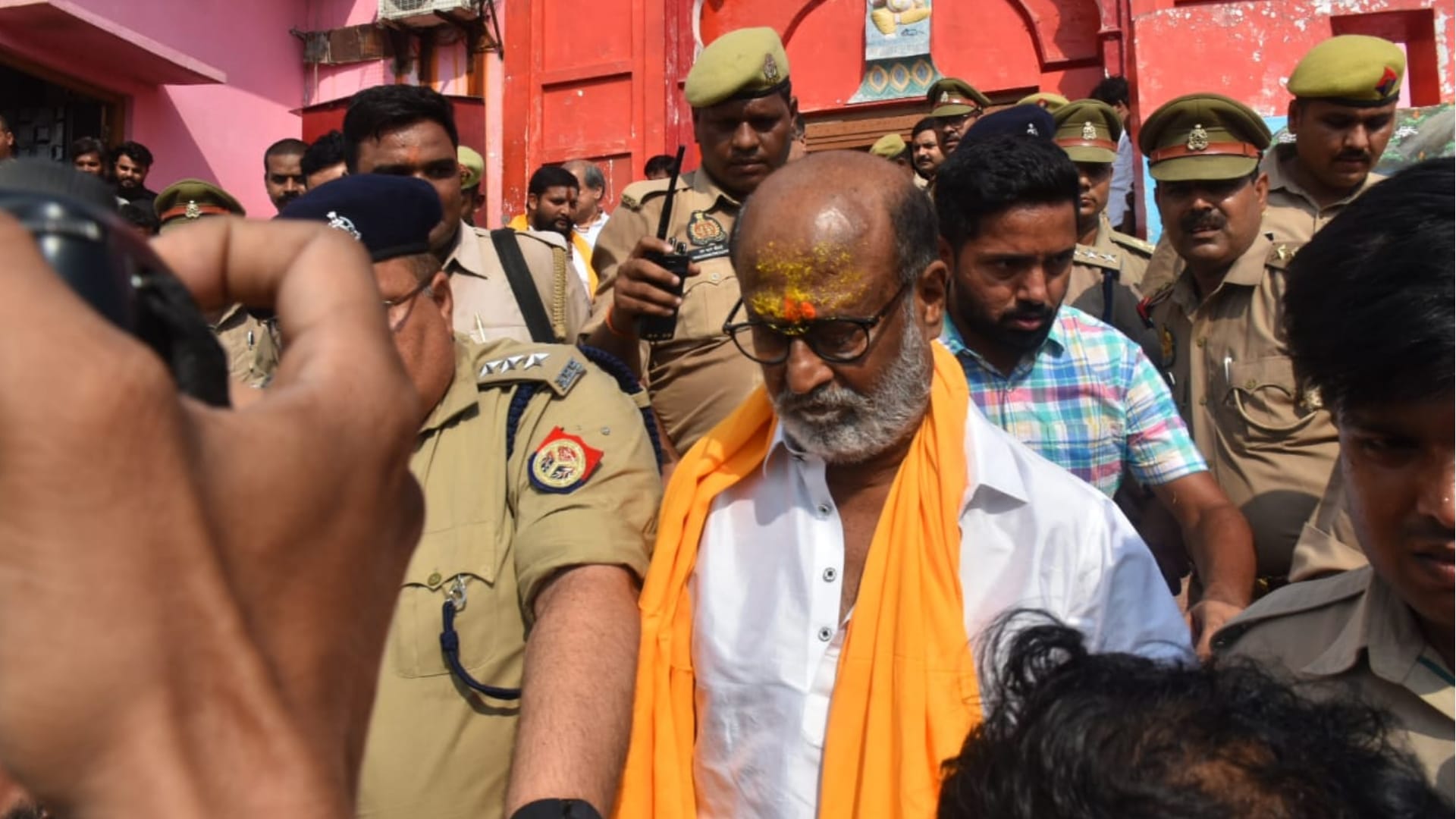 Film actor Rajikanth on Ayodya visit.