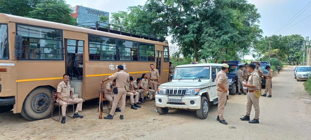 Baghpat: alert regarding Gurjar Mahasammelan to be held in Garhi Kaljanri,  police-force deployed
