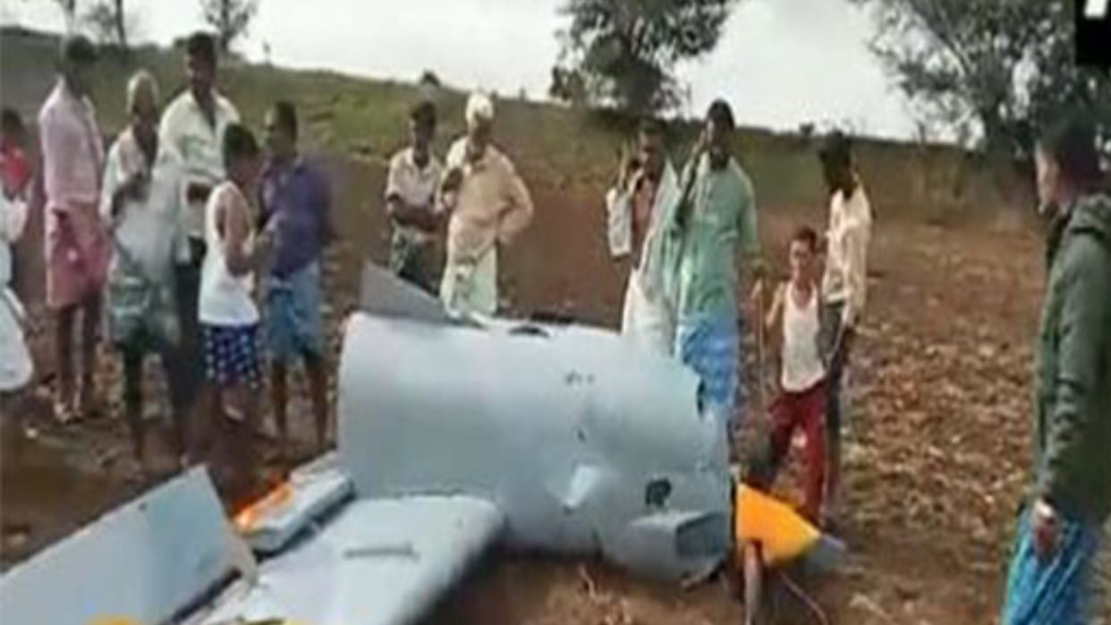 drdo tapas drone uav crashes during trial in karnataka chitradurga starts inquiry