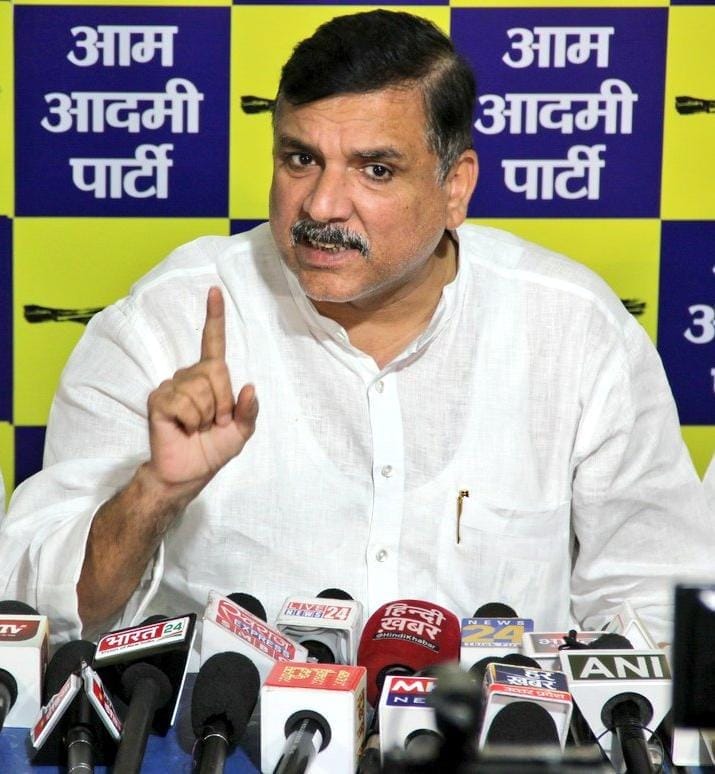 Sanjay Singh said, AAP will stage a state-wide protest against the mega-scam of the Modi government