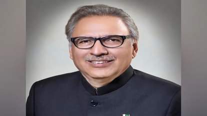 पाकिस्तान के राष्ट्रपति आरिफ अल्वी।