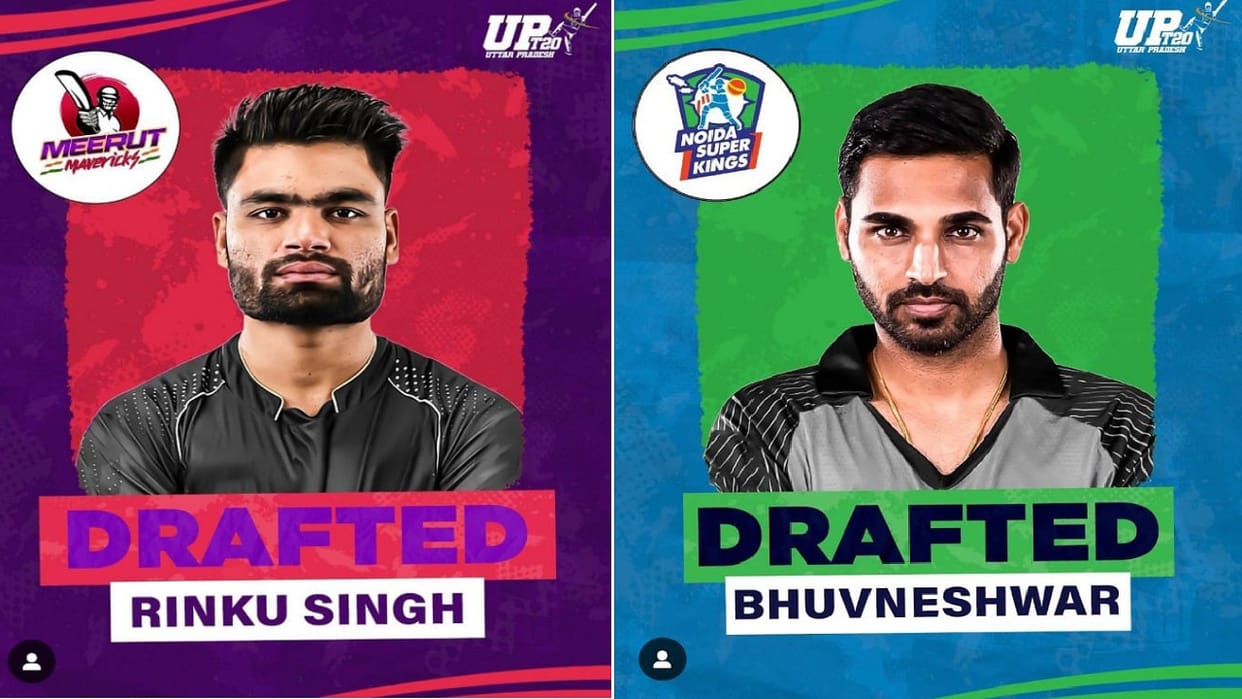 These players including Rinku Singh will play in UP T20 League from Meerut Mavericks team