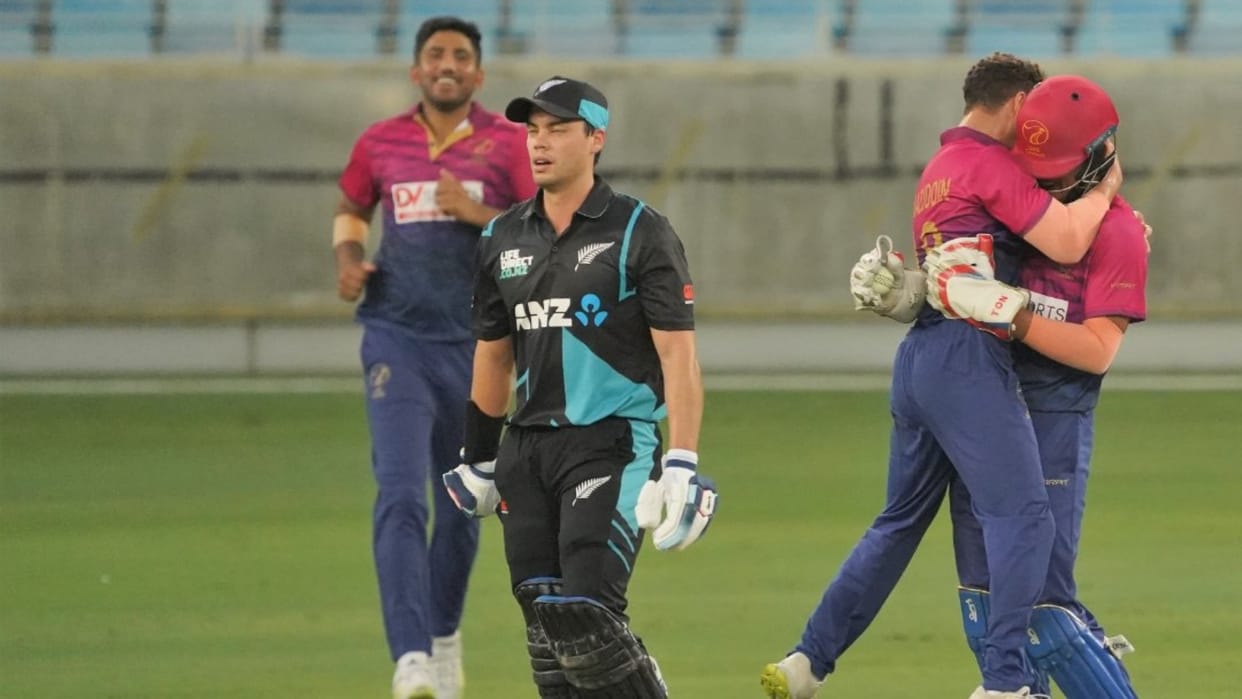 UAE created history defeated New Zealand for the first time Unique record made in international cricket