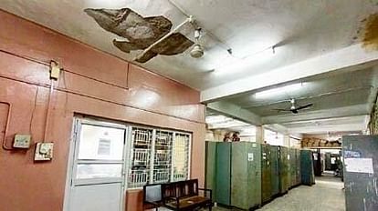 Debris falling from the building of the highest earning revenue department