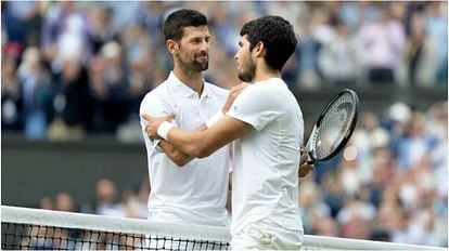 Tennis: जोकोविच ने अल्कारेज से चुकाया विंबलडन का हिसाब, तीन घंटे 49 मिनट में हराया; 95वां खिताब जीता Tennis: Djokovic settles Wimbledon with Alcaraz, defeated in three hours 49 minutes; won the 95th title