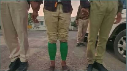 Panipat: STF caught opium smuggler by sticking tape on his feet