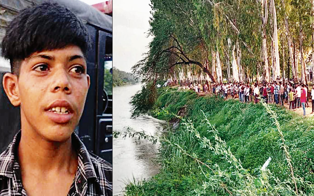 Abdul shows courage:saved to lives, case of drowning of three students in the canal while making reels