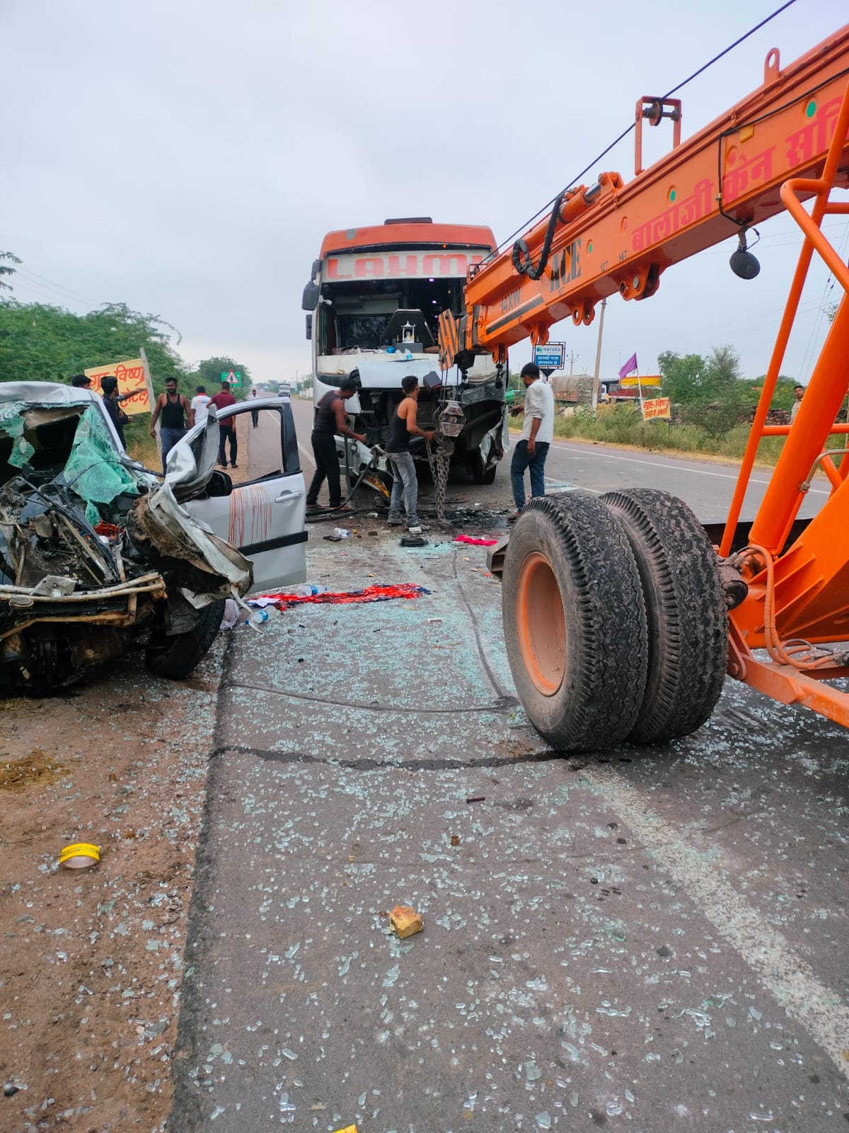 Rajasthan : Road Accident Jodhpur Nagaur Highway Many Feared Death
