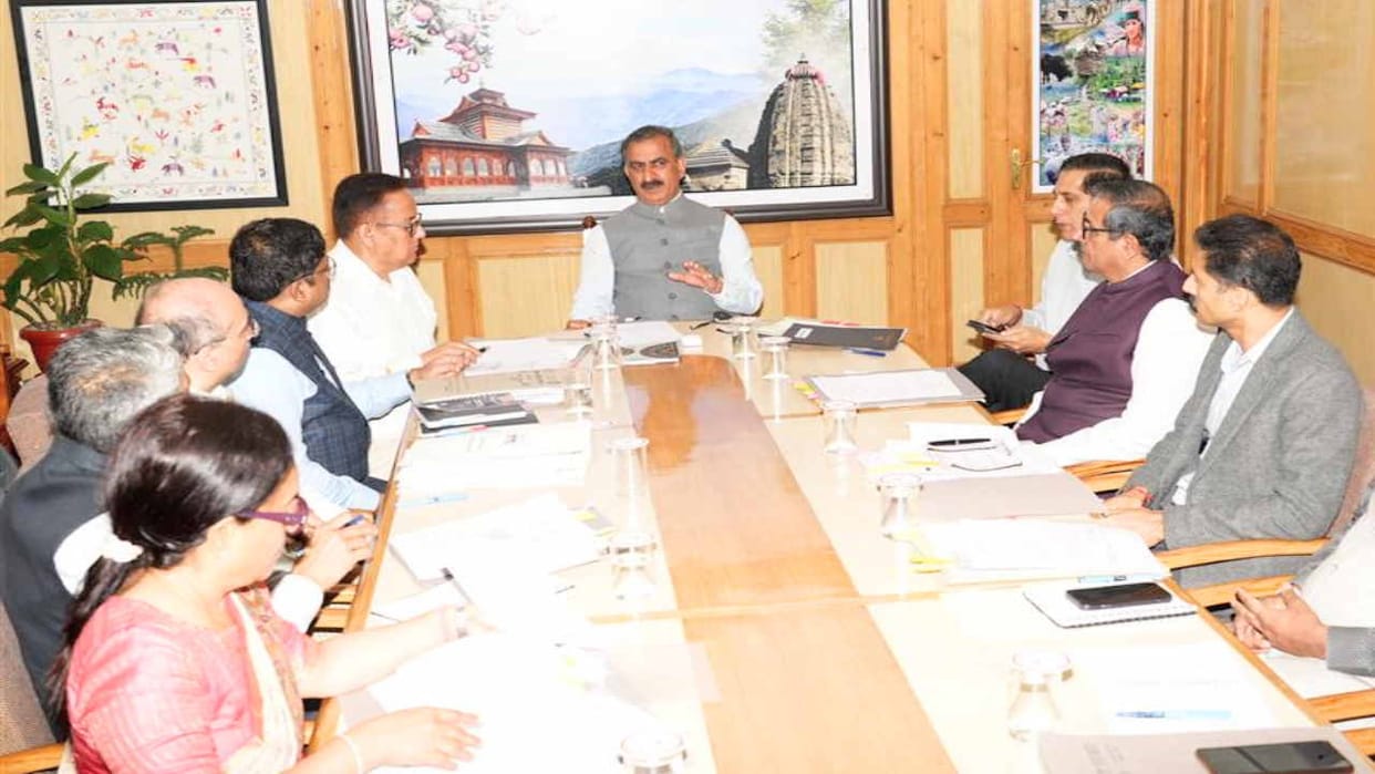 cm Sukhwinder Sukhu gave instructions for timely completion of flagship and other schemes