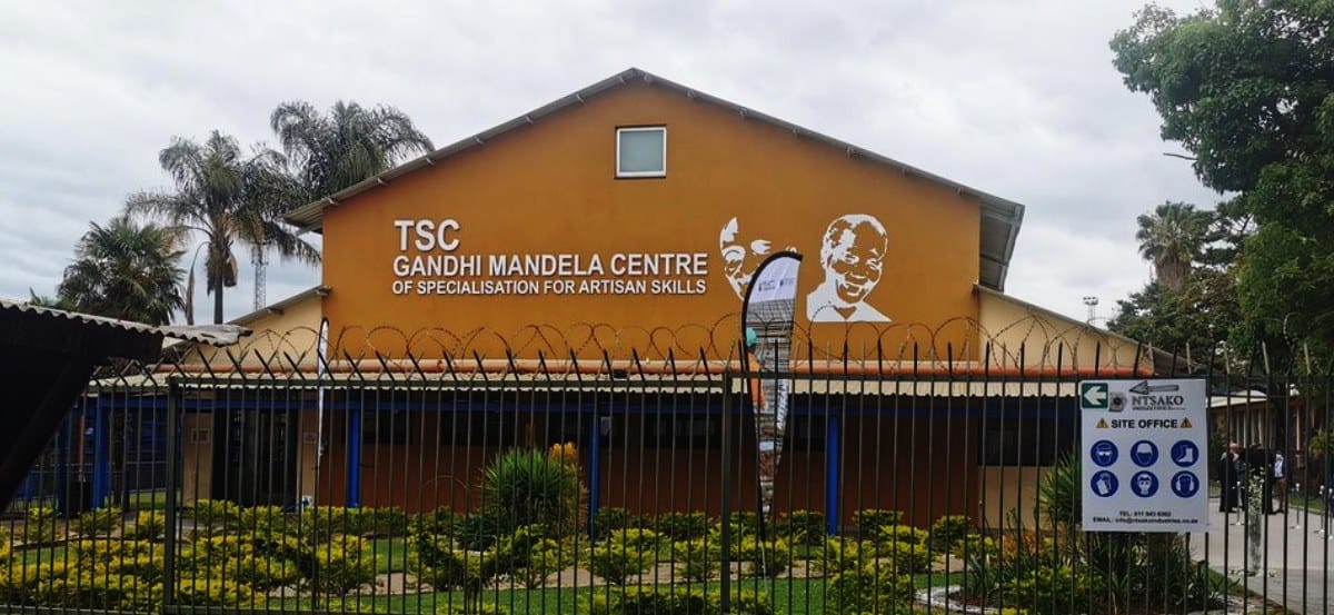Gandhi-Mandela Centre of Specialisation for Artisan Skills trains South African youth