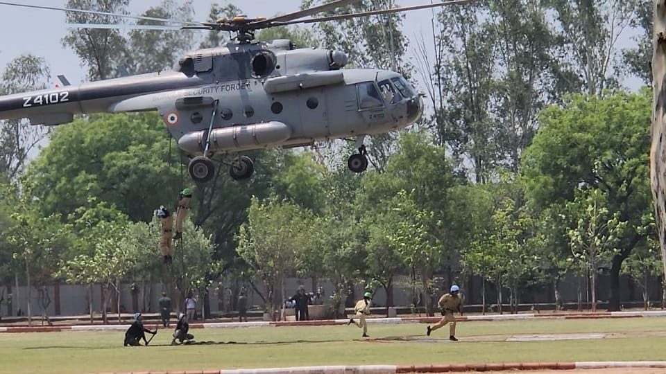Training being given to Delhi Police personnel regarding G-20 conference