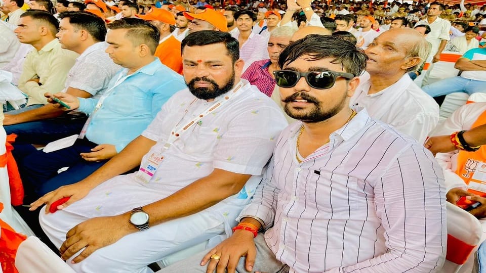 Telangana MLA T Raja walks away sitting in the audience gallery