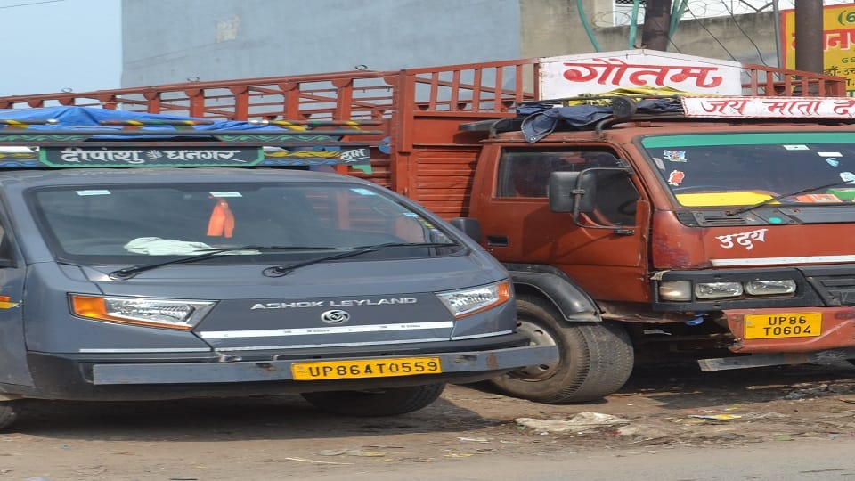 Caste written vehicles plying on the roads