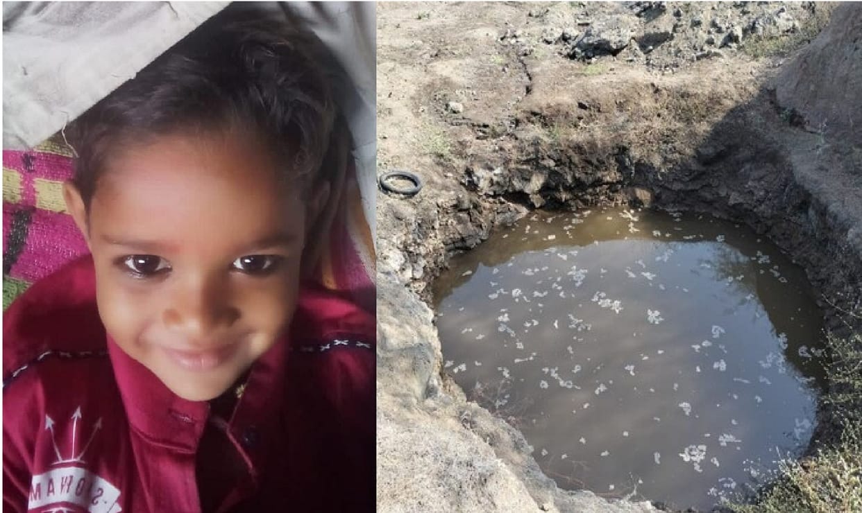 Tragic accident in Hamirpur, Child dies after falling into pit, accident with villagers coming to CHC, two ser