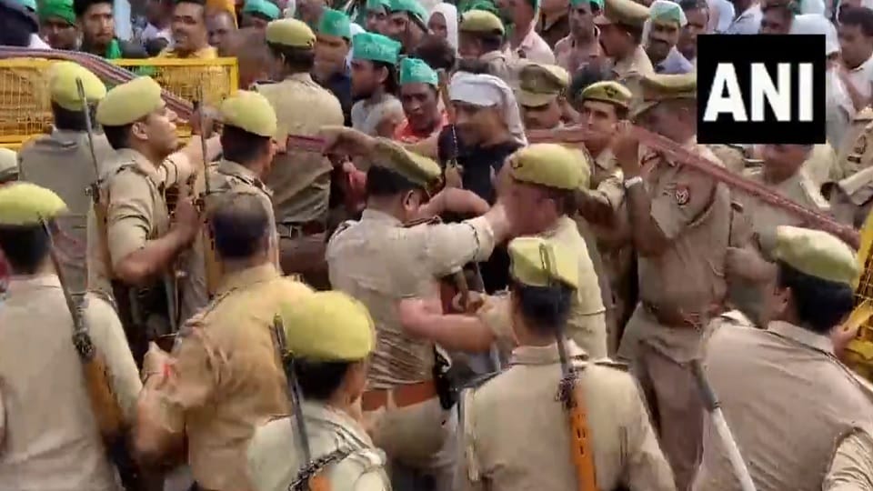 Farmers surrounded BJP MLA Pankaj Singh s residence regarding demands in Noida
