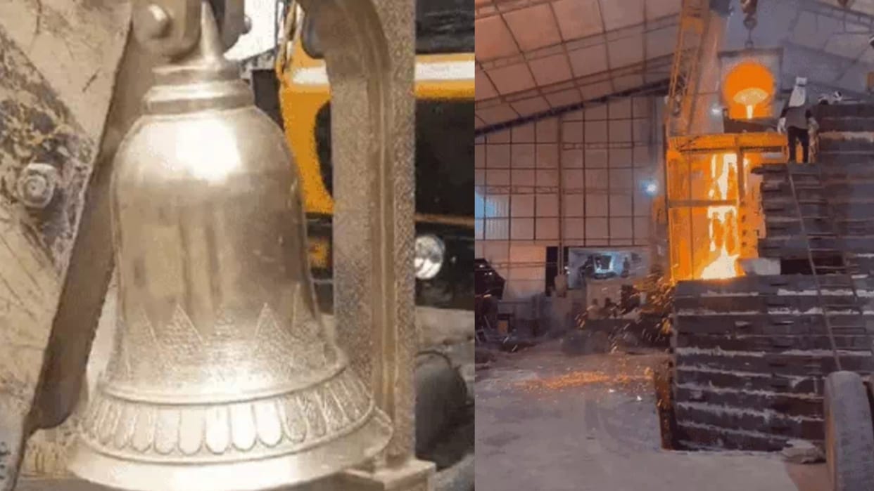 The bell of Chambal river front will echo for 5000 years, 5 records made during casting