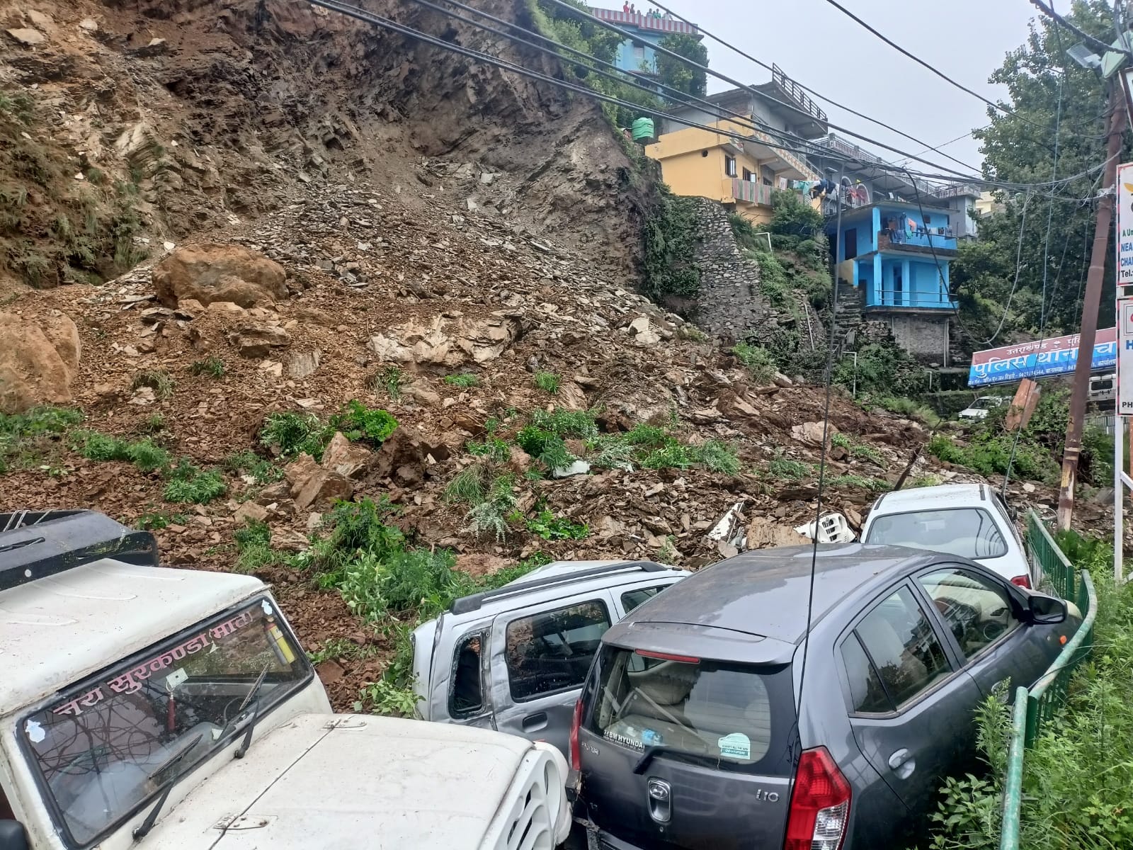 Uttarakhand Tehri Chamba landslide Mother and four month Old son painful Death buried under Debris