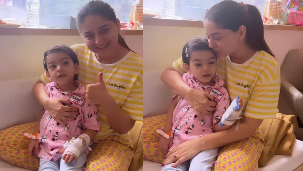 Jay Bhanushali and Mahhi Vij daughter Tara diagnosed with influenza A flu hospitalised