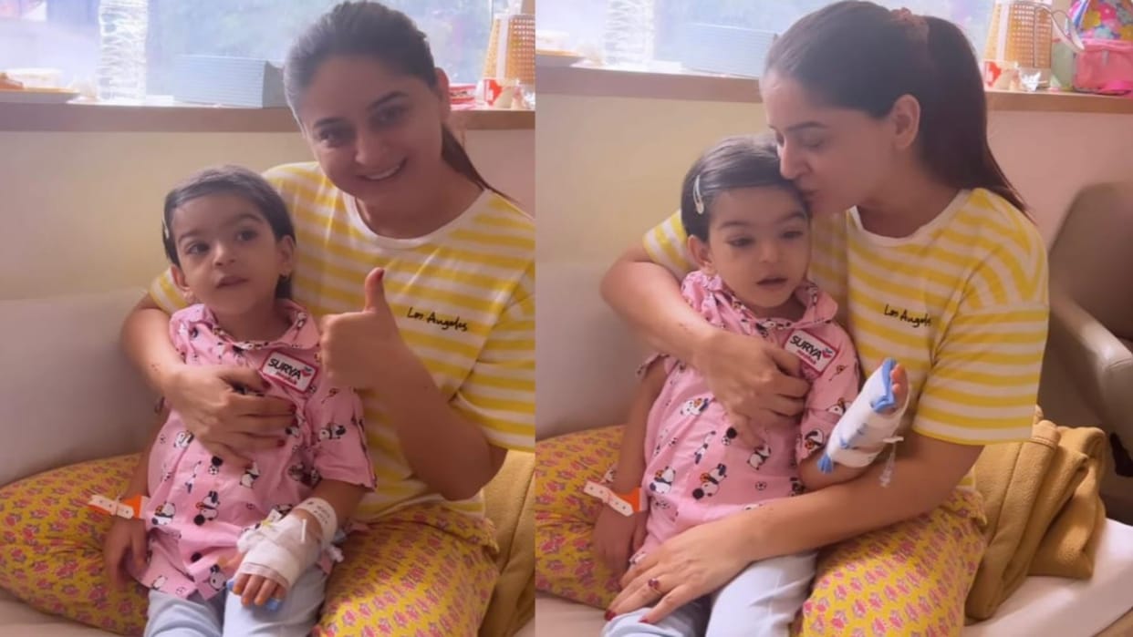 Jay Bhanushali and Mahhi Vij daughter Tara diagnosed with influenza A flu hospitalised