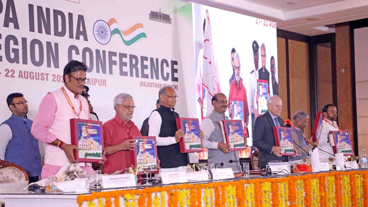 CM Gehlot addressed the 9th convention of CPA India Region in Udaipur