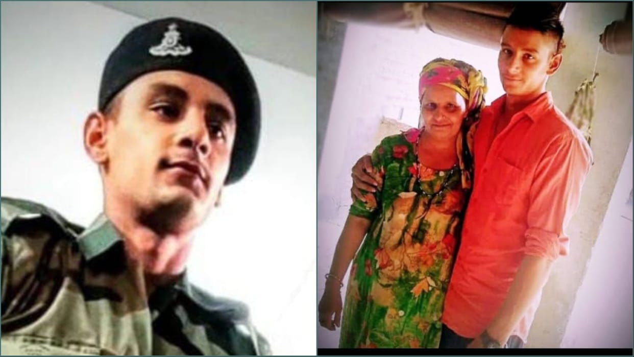 Ankit, a soldier of Gaddi Kheri village of Rohtak, Haryana, was martyred