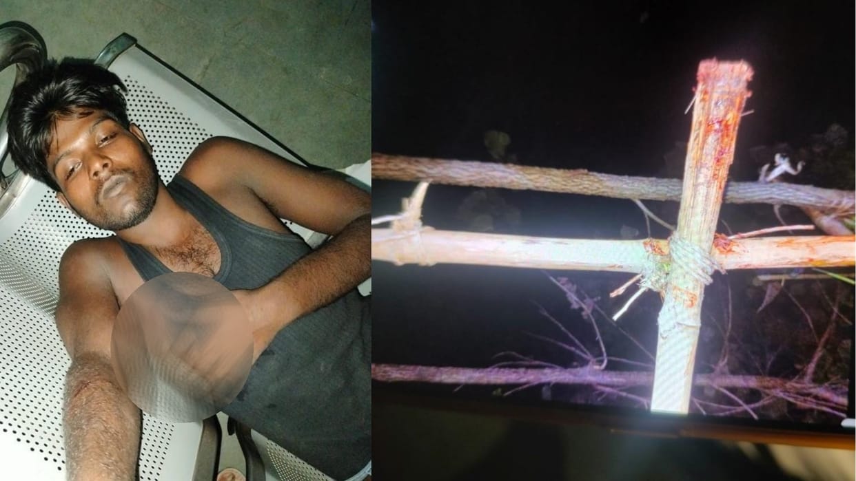 A leopard attacked on a farmer in Sakran in Sitapur.