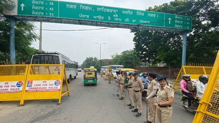 मुआवजे की मांग पर रार: किसानों को चंडीगढ़ में घुसने से रोकने के लिए भारी पुलिस तैनात, पंजाब में कई हिरासत में