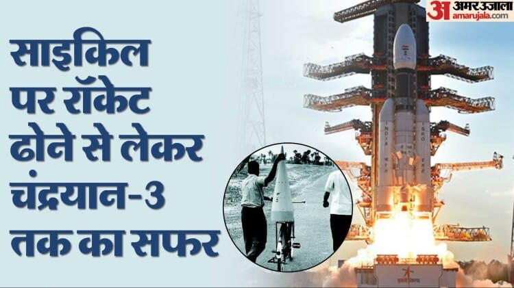 Carrying Ricket Chandrayaan 3 Update From Carrying Rocket On Bicycle To Chandrayaan-3 ...