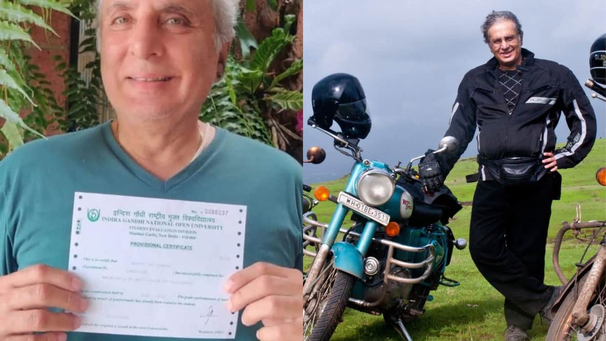 Aditya Raj Kapoor son of rebel star shammi Kapoor earns graduation degree at the age of 67