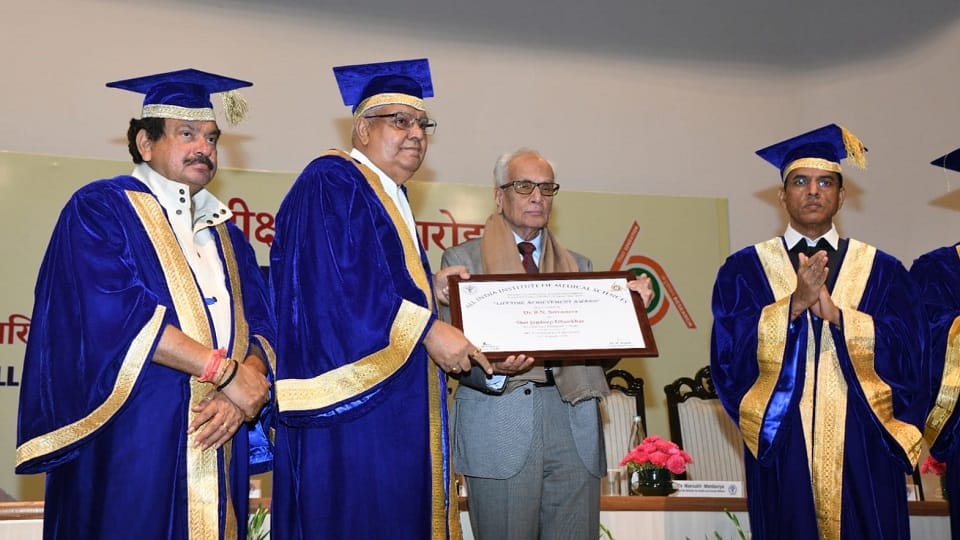 Vice President Jagdeep Dhankhar at the 48th convocation of AIIMS