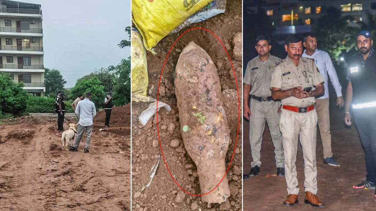 Bomb shell found in Panchkula of Haryana
