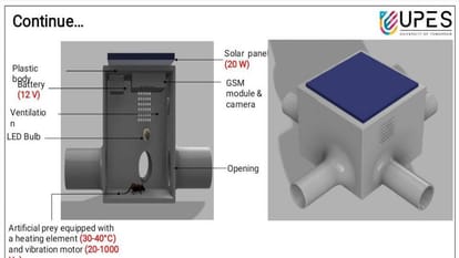 Uttarakhand news smart Snake Tapping device Made by University of Petroleum and Energy Studies