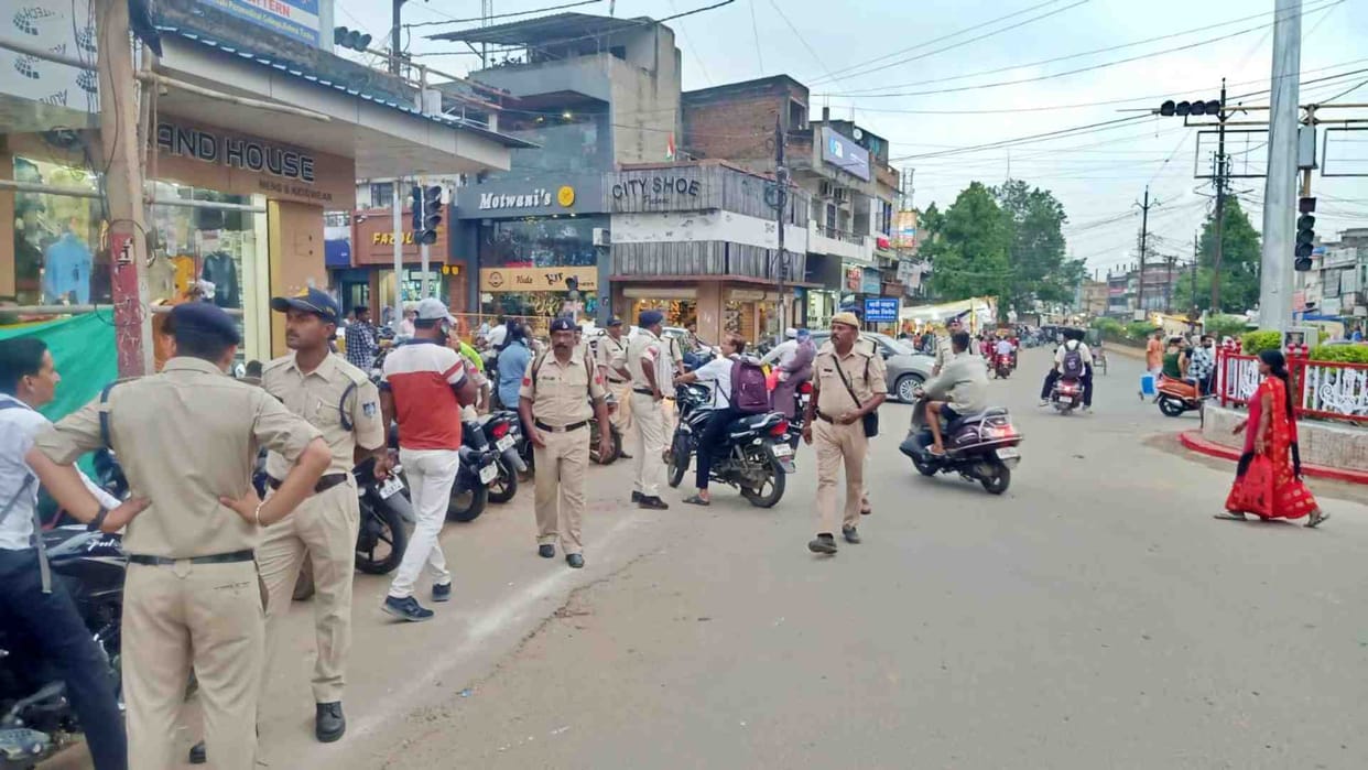 Changes in the traffic system of the city due to the arrival of CM in Shahdol