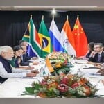 प्रधानमंत्री नरेंद्र मोदी और दक्षिण अफ्रीका के राष्ट्रपति सिरिल रामफोसा ने द्विपक्षीय बैठक की।